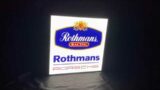 Lighted Rothmans Racing Porsche Sign For Sale