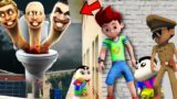 Little Singham Kidnapped Skibidi Toilet Monster in GTA 5 | kicko motu ptlu oggy jack shinchan
