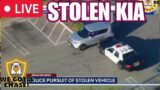 Live Stolen KIA Police Chase Now In LA