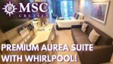 MSC Seascape Premium Aurea Suite With Whirlpool Stateroom Tour