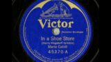 Marie Cahill "In A Shoe Store" on Victor 45370 (1923)