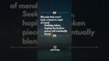 Mending Fragments: Seeking Solace in Brokenness #shorts
