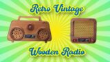 Modern Bluetooth Wooden Radio but with Vintage Style for your Home Decoration?! | Faber Instrument
