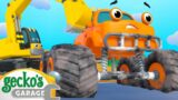 Monster Truck Rescue | Monster Truck| Animal for Kids | Truck and Bus Cartoon | Gecko's Garage
