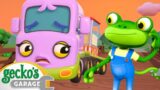 Movie Night Popcorn Rescue | Gecko's Garage 1 HOUR | Rob the Robot & Friends – Funny Kids TV
