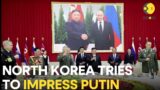 North Korea decorates venue with Putin portraits to welcome Russian delegation | WION Live | WION