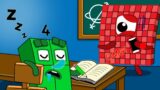 OMG Numberblocks 4 is a school troublemaker I Numberblocks fanmade coloring story