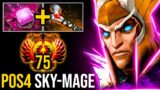 OMG Rank 75 Skywrath Mage Pos4!!! The Magnet Skywrath Mage Deserved MVP | Phylactery + Atos 7.33e