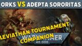 Orks vs Adepta Sororitas Warhammer 40k Tournament Companion Battle Report