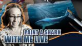 Paint a Shark With Me | Acrylic Painting LIVE