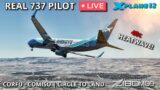 Real 737 Pilot LIVE | High Temperature Operations in the ZIBO MOD | Circle to Land into Comiso