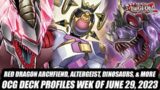 Red Dragon Archfiend, Altergeist, Dinosaurs, & More! Yu-Gi-Oh! OCG Profiles Week Of June 29, 2023