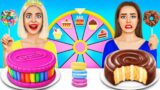 Rich vs Poor Cake Decorating Challenge | Candy Chocolate Challenge for 24 Hours by RATATA