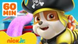 Rubble's Water Rescues! w/ PAW Patrol Zuma, Skye & Rocky | 60 Minute Compilation | Rubble & Crew