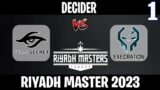 Secret vs Execration Game 1 | Bo3 | Decider Riyadh Masters 2023 | Spotnet Dota 2