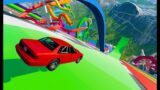 Slant Of Death Map Car Jumping BeamNG Drive | Fahim Gaming