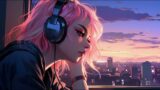 Sunset LoFi Mood | Chill Hip Hop Music Beats – Cyberpunk City | Study, Sleep, Relax, Aesthetic