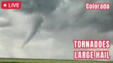TORNADO & GIANT HAIL Risk – Colorado – LIVE STORM CHASERS (7/6/2023 – As it Was)