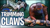 TRIMMING MONITOR CLAWS | THE REAL TARZANN