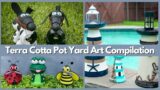Terra Cotta Pot Yard Art Compilation/Terra Cotta Pot Animals/Lighthouse