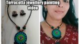 Terracotta jewellery making for beginners/painting video/hand made jewellery