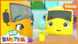 The Smashed Flowerpot – Mommy to the Rescue | Go Buster – Bus Cartoons & Kids Stories