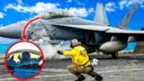 This Is Why Navy Sailors Kneel To Planes That Take Off On An US Aircraft Carrier