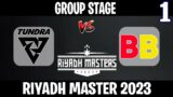 Tundra vs BB Team Game 1 | Bo2 | Group Stage Riyadh Masters 2023 | Spotnet Dota 2