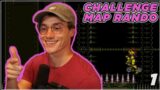 Very Hard Chozo Challenge Map Rando | Super Metroid | #1
