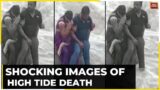 Video: Woman Swept Away By Wave At Mumbai’s Bandstand, Children Scream In Horror