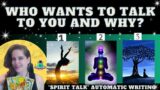 WHO WANTS TO TALK TO YOU AND WHY? TAROT PICK A CARD (Letter tiles + Spirit Talk Automatic Writing)