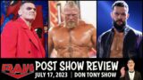 WWE Raw 7/17/23 Post Show; SummerSlam News; Bayley/Elton Prince Injury Updates; Week In Ratings