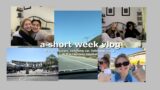 a short week vlog pt. 1 | movie reviews, catching up, listening party, and the farmers market