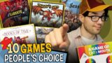10 Board Games Being Played NOW – "People's Choice" Board Game Picks!