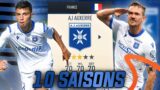 10 SAISONS pour DOMINER la FRANCE avec AUXERRE ! (FIFA23)