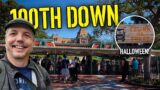 100th decorations down, Halloween up! | Disneyland Construction 08-23-2023