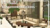 15+ Build Recommendations for The Sims 4 (cc links included)