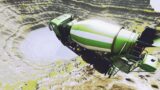 Truck vs Leap of Death Deep Water | BeamNG drive #267