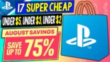 17 SUPER CHEAP PSN August Savings Sale Game Deals! Under $5, Under $3 and Under $2 PS4 Games on Sale