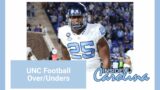 2023 UNC Football Over/Unders | Inside Carolina Live
