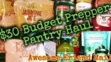 $30 Prepper Pantry Budget Haul/Family Dollar Prepping/Friend mail/Keep Stacking it to the Rafters!!!