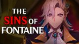 (4.0) The Sins of Fontaine- The Primordial Sea, Ancient Kingdoms and Alchemy | Genshin Impact Theory
