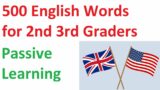 500 English Words for 2nd 3rd Graders