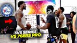 76ers NBA Pro Pulled Up On Us & Things Got SPICY! One of Our Best 5v5 Runs Since Nas Joined!
