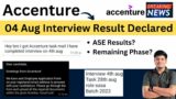 Accenture Interview Results 2023 | 04 Aug Interview Result | Task Mail | Phases Ongoing | ASE?