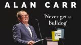 Alan Carr reads a letter from Roald Dahl about a cantankerous bulldog