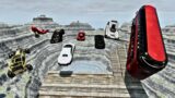 All Cars vs Leap OF Death | Cars Crash | BeamNG.Drive | GearGlide
