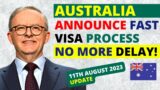 Australia Announces Faster Visa Processing Time | Latest Update & Other Changes