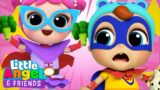 Baby John to the Rescue! + More Superhero Stories for Kids | Little Angel And Friends Kid Songs