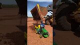 Boy Gets Toy Tractor Loaded by Real Excavator || ViralHog